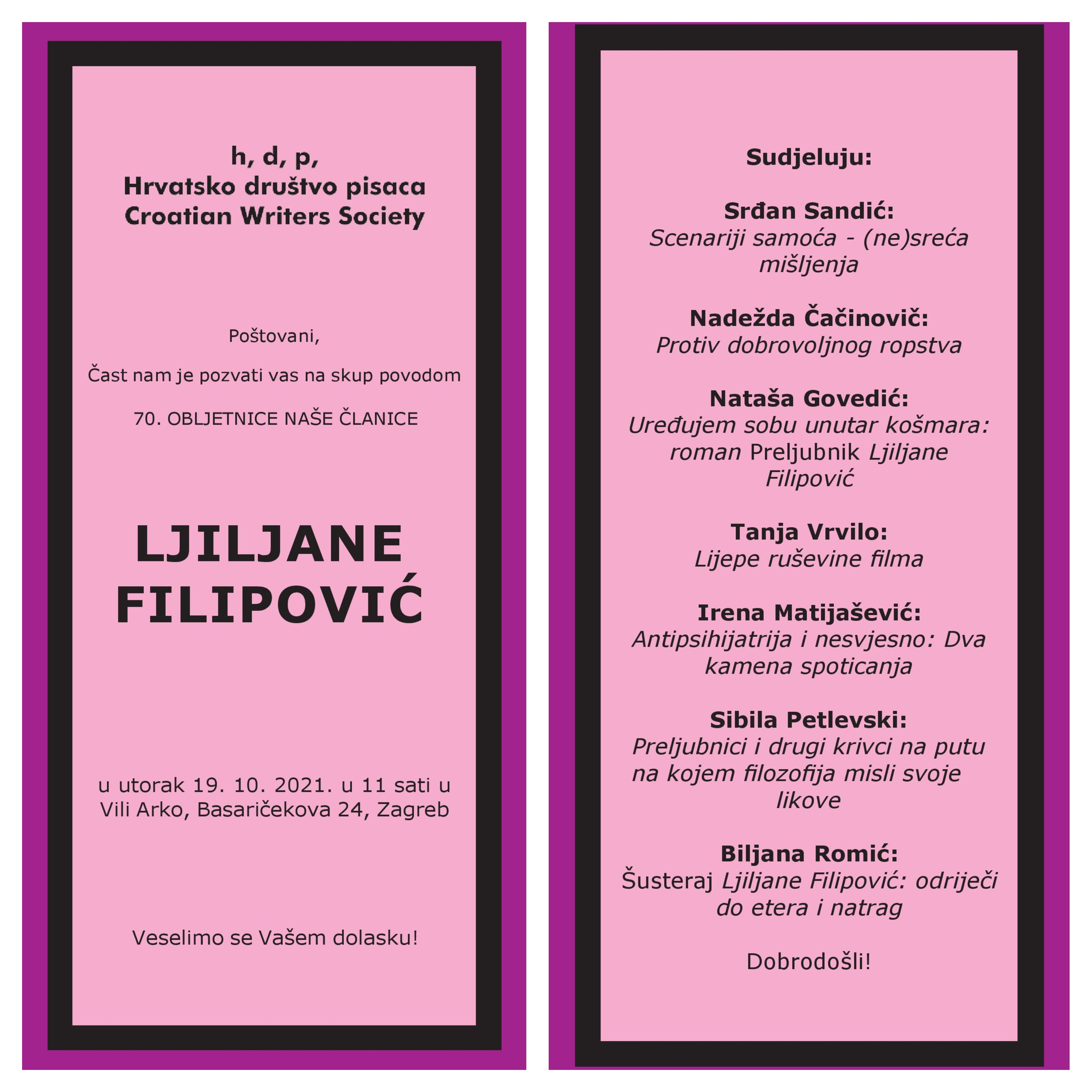 Ljiljana Filipovic - skup