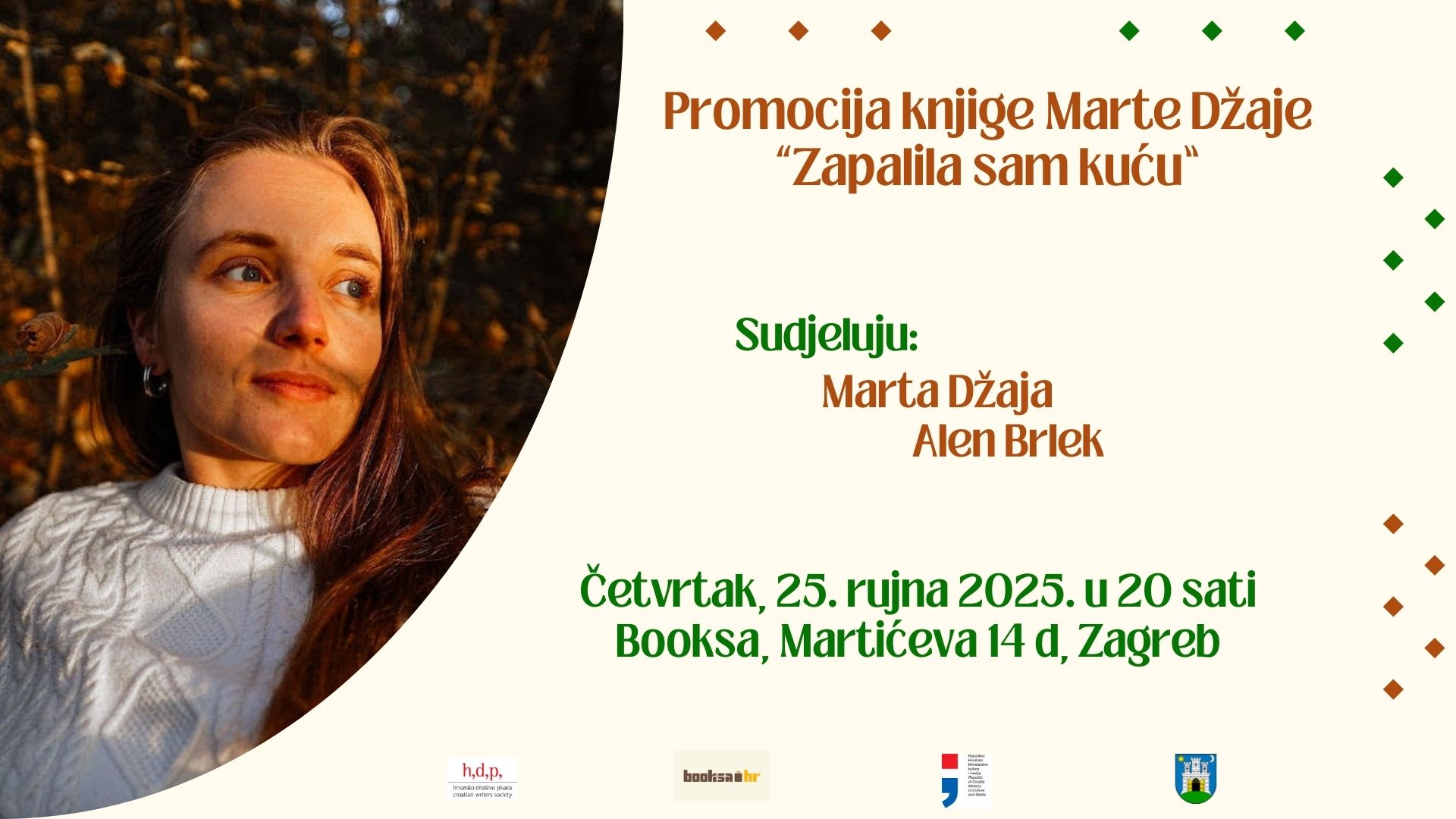 Promocija knjige Marte Džaje - pozivnica