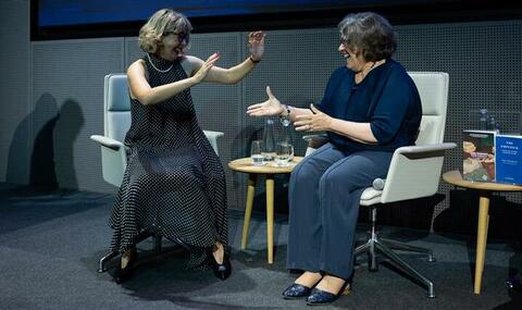 Ivana Bodrožić i Ellen Elias-Bursać