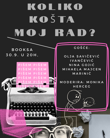 Tribina: Koliko košta moj rad? - pozivnica