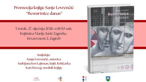 Promocija knjige Besmrtnice danas - pozivnica